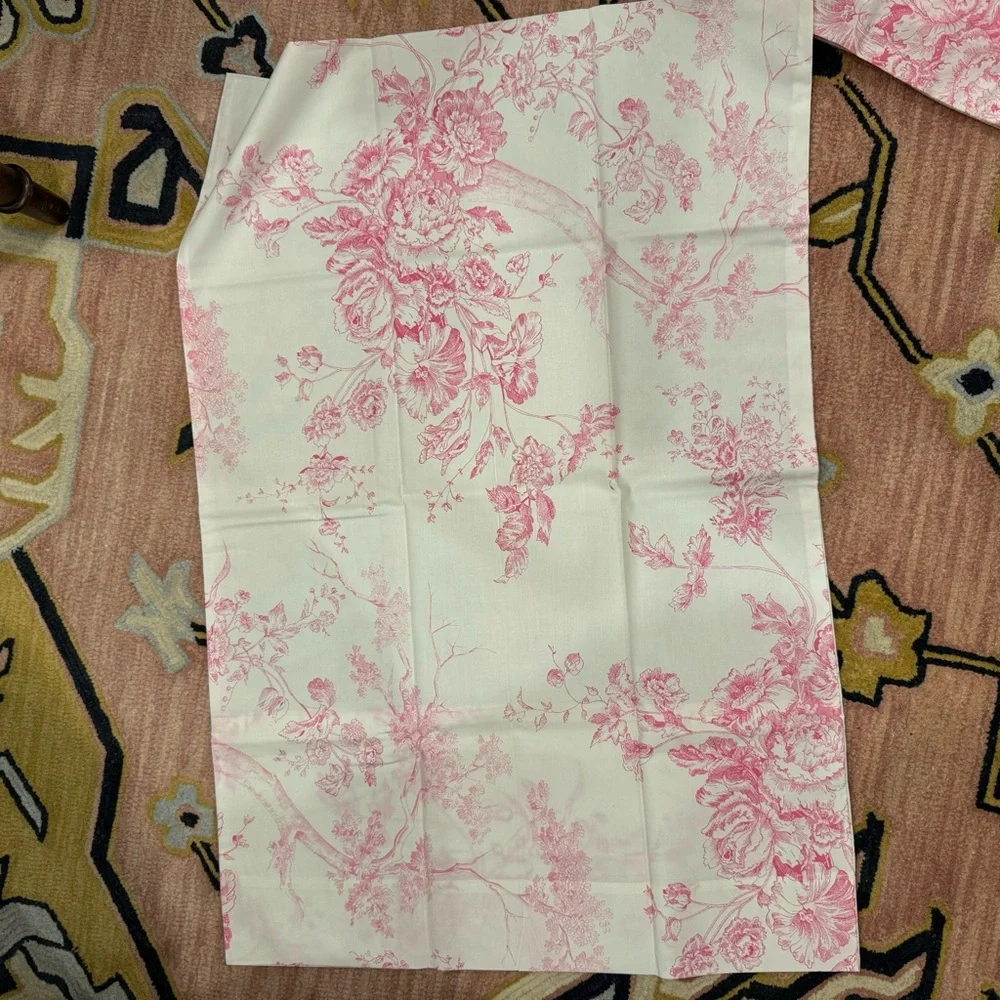 ISABELLE TOILE DUVET Cover & 2 PILLOWCASE  HOUSSE DE COUETTE pottery barn kids